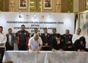 Penandatanganan Perjanjian Kerjasama Antar Kemenpora Dengan IOCO
