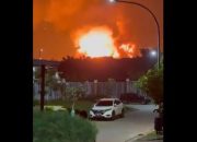 Ledakan Besar Terjadi di Kawasan Gudang Peluru Artileri Medan
