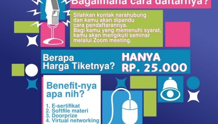 Silampari Event Organizer Rilis Seminar Nasional Yang Dapat di Hadiri Secara Daring