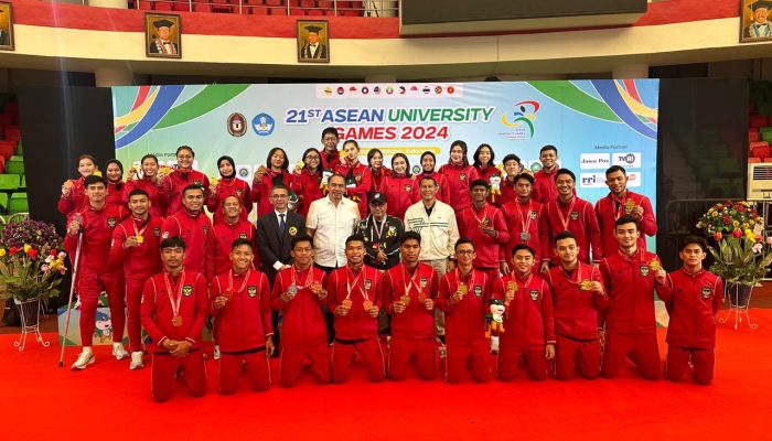 Kontingen Indonesia Juara Umum Pada Cabor Karate di 21st ASEAN University Games 2024 Surabaya-Malang