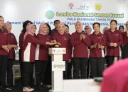 Ibu Iriana Joko Widodo Secara Resmi Buka Lomba Nasional Senam Kreasi Tahun 2024