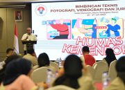 Sesmenpora Gunawan Suswantoro Buka Kegiatan Bimbingan Teknis Fotografi, Vidiografi dan Jurnalistik