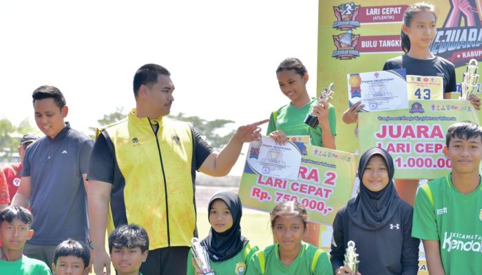 Pelari Putri Junior Asal Kec Kendal Berhasil Menarik Perhatian Menpora Dito