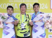 Pasangan Duo Putra Indonesia Leo/Bagas Berhasil Juarai Korea Open 2024