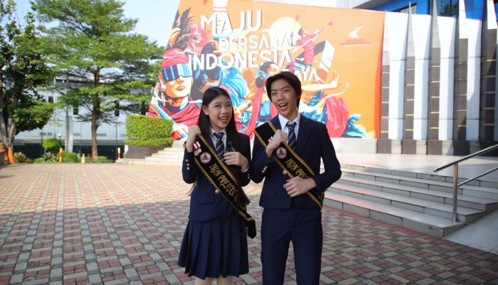 Tokoh Muda Inspiratif, Mischka Aoki dan Devon Kei Enzo Ikuti Upacara HSP Ke- 96 di Kemenpora