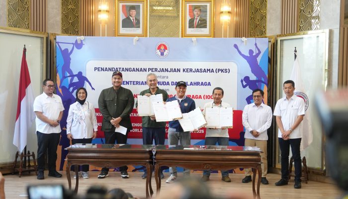 Kemenpora RI Resmi Menguncurkan Bantuan Dana Fasilitas Pertama Untuk Pelatnas
