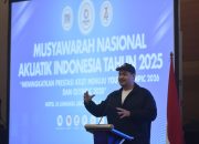 Menpora Dito Resmi Buka Munas PB Akuatik Indonesia 2025, Fokus ke Olimpiade 2028