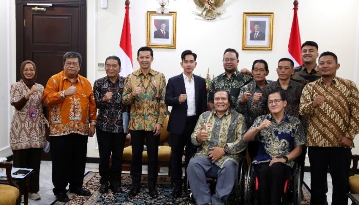 Wapres Gibran Terima Audiensi NPC, Bahas PTC Karanganyar dan Peparnas 2028