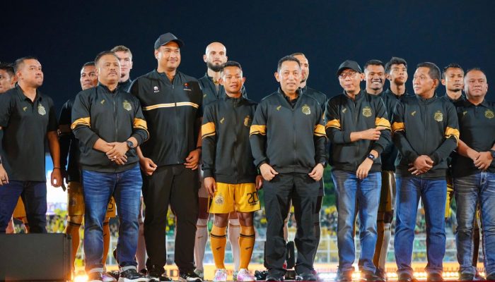 Menpora Dito Hadiri Peluncuran Bhayangkara Presisi Lampung FC di Stadion Sumpah Pemuda